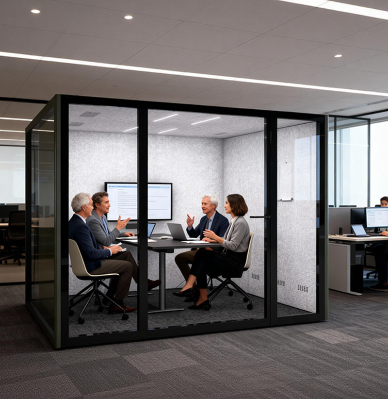 ICON Workspace | Modular IPOD Four Person Meeting Pod