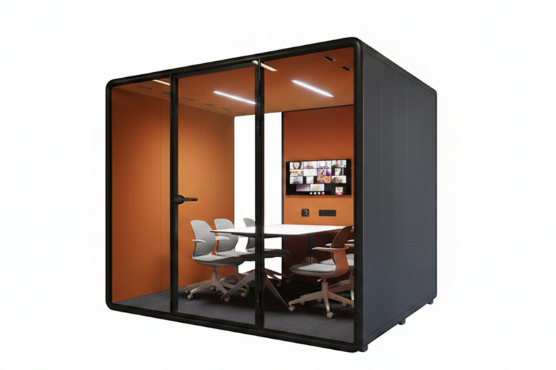 Glawall | Acoustic 6 Person Meeting Pod